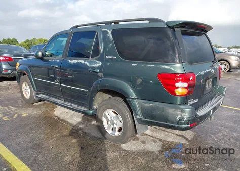 2002 Toyota Sequoia Limited V8 from USA, damaged, VIN 5TDZT38A52S088041